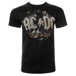 ACDC Official Rock or Bust Heavy Metal Tee T-Shirt Top Clothing Mens Ladies Womens Unisex (Small)