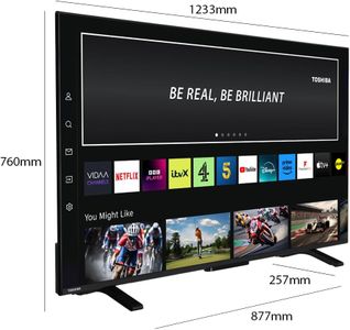 Toshiba 50" 4K Ultra HD Smart TV – HDR10, VIDAA, Dolby Audio, Alexa