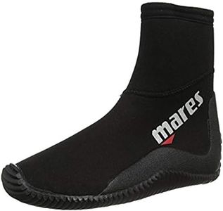 Mares Adult Classic 5mm Neoprene Scuba Diving Boots for Men & Women - Wide Toecap, Levelled Sole & Side Zip, 13 US