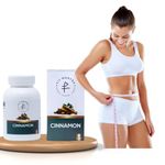 FIT MANTRA Cinnamon Capsules for Anti-Oxidants with Natural Extracts, 60 Capsules 500 Mg | Health Supplements | Boost Immunity | Improves Energy