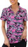 Viracy Womens Golf Polo Shirts 1/4 