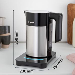 Bosch Sky Cordless Kettle 1.7L – Stainless Steel Electric Jug