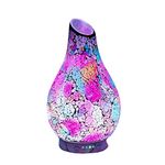 The Leonardo Collection Desire Aroma Humidifier Colour Changing Mosaic Lamp, Multicolor, One Size, JNS_474468