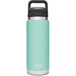 YETI Rambler 26 oz Bottle, Vacuum Insulated, Stainless Steel with Chug Cap, Seafoam