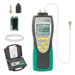 Manometer Gas Pressure Tester ±241.3 Kpa/±35Psi Manometer HVAC 11 Selectable Units Digital Manometer 48 Groups Data Record/Hold/Zeroing Gas Manometer MAX/MIN/AVG Value Manometer Pressure Gauge Kit