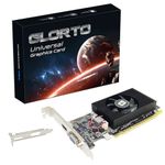 Glorto GeForce GT 610 2G DDR3 Low Profile Graphics Card, PCI Express 1.1 x16, HDMI/VGA, Entry Level GPU for PC, SFF and HTPC