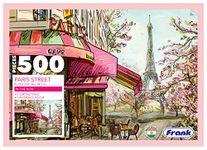 Frank Paris Street Jigsaw Puzzle (500 Pieces) for Adults and Kid Above 10+ Years- Realistic Illustrations -Fun & Challenging Brain Booster Games - for Focus and Memory -33922