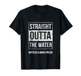 Baptism Shirts Adults Kids Funny Outta Water Tee Gift Idea