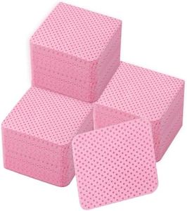 330 Pezzi Pad per senza per unghie, Tampone Salviette in Cotone per Unghie, Rimozione Pulizia Pads Unghie per e Finitura del Manicure Nail Art per unghie fai da te e saloni (Rosa)