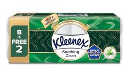 Kleenex 90716 3 ply Ultra Soft Aloe Clean Toilet Paper Tissue Roll (with Aloe Vera Extracts), 10 Rolls, 190 Pulls/Roll (Total 1,900 Sheets) (90716D)