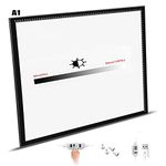 SMLJJDZ Light Box Drawing Pad, A1/A2/A3/A4 Tracing Board with USB Charge Cable And Brightness Adjustable for Artists, Animationdrawing, Sketching, Animation, X-Ray Viewing,A1