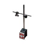 Starrett 657AA Magnetic Base Complete Set with Base, Upright Post, Rod, Attachment, and Two Snugs