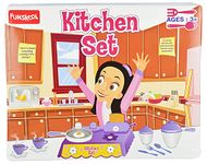 Giggles Funskool Kitchen Set, Colourful Pretend And Play Cooking Set, Language And Social Skills,Role Play, 3 Years & Above, Preschool Toys