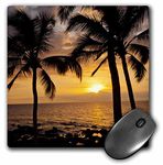 3dRose mp_143891_1 8 x 8-Inch USA, Hawaii, Maui, Kihei. Palm Tree Sunset - Us12 Bjy0009 - Jaynes Gallery Mouse Pad