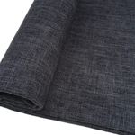 TinaKim Upholstery Fabric for Chair, Faux Slub Linen Type Cloth Material, Sofa Couth Repair (Dark Grey, 2 Yard (57x 72 inch))