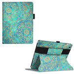 Fintie Case for iPad 2/3/4 - [Corner Protection] Multi-Angle Viewing, Headrest Stand Cover W/Elastic Hand Strap, Auto Sleep/Wake for iPad 4 with Retina Display/iPad 3 / iPad 2, Shades of Blue