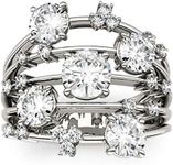 Charles & Colvard 14K White Gold Mo