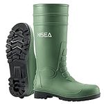 HISEA Men's Rain Boots, Waterproof 