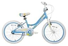 Discount Ammaco Orchid Kids Girls Bike 20'' Wheel Lightweight Alloy Bike Blue White Age 7+