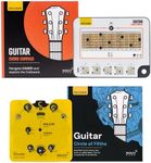 Guitar Chord Book, Chord Compass, and Circle of Fifths Wheel with Guide - Comprehensive Set for Guitar Theory and Chord Structure, CAGED System, Beginner Friendly, Portable, Durable - Noisy Clan