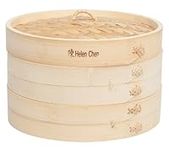 Helen Chen's Asian Kitchen Bamboo Steamer, 10-Inch