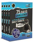 75 Days Challenge CBSE Class 10 (Pack of 4) Mathematics Standard | Science | Social Science | English Language and Literature for 2025 Board Exams (Includes Sample Papers) by Padhle Akshay