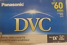 Panasonic AY-DVM60EJ5P MiniDV Tapes (60 Minute, Pack of 5)