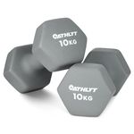 Athlyt - Neoprene Dumbbells - 2 x 10 kg