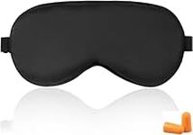 Sleep Masks & Blindfold，Super-Smooth Eye mask for Sleeping，Suitable for Travel, nap, Night Sleep,for Men Women Children Sleeping mask (Black)