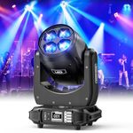 Moving Head LED 200W RGBW Stage Lights Zoom Wash & Beam Effect Disco Lighting for Party Pub Bar Show Wedding Show