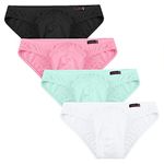 Avidlove Mens Bikini Briefs Underwear Low Rise Underwear Micro Hip Briefs (4 Pack)