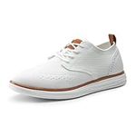 Bruno Marc Men's Oxfords Sneakers Casual Dress Lace-Up Lightweight Walking Shoes,Size 8,White,SBOX2406M