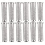 Odorkle 12pcs Aluminum Inserts for Carbon Arrows 6.2mmAluminum Archery Insert BaseAluminum Inserts for Carbon Arrows,Aluminum Insert BaseReflective Gear