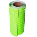 Tuyrchu Green Reflective Tape 6 inch X 10 FT, Outdoor Waterproof High Visibility Warning Conspicuity Strong Adhesive Reflector for Vehicles Trailers Signs