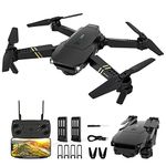 TEEROK Drone with Camera for Adults and Kids, 1080P HD WIFI Drone, Foldable RC Quadcopter for beginners, One Key Start, Altitude Hold, App Control, 3D Flips, Toys Gifts with 2 Batteries