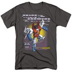 A&E Designs Transformers T-Shirt Starscream Charcoal Tee, 4XL