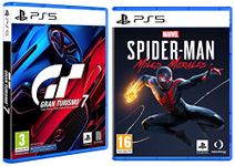 Sony Gran Turismo 7 | Standard Edition | Ps5 Game (Playstation 5) & Marvel S Spider-Man: Miles Morales (Ps5)