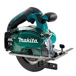 Makita DCS553Z Cordless Metal Circular Saw 18 V (Without Battery, Without Charger), Blue