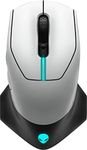 Alienware Wired/Wireless Gaming Mouse 610M-Light, Lunar Light