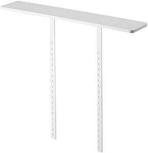 Yamazaki Home 4270 Smart VESA-Compliant TV Shelf Floating Shelves, One Size, White