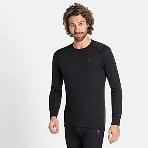 Odlo Men Functional Underwear Long Sleeve Shirt ACTIVE WARM ECO, black, L