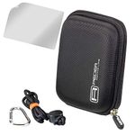 PEDEA Hard Camera Case for Canon Ixus 132, 140, 155, 170, 180, 190, 255 HS / Canon PowerShot A3300 IS / SX620 HS / Sony DSC W730, WX220 / Fujifilm FinePix XP100 / Nikon Coolpix W100