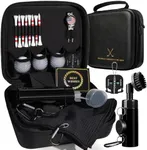 Coralogo Golf Gift Set for Men - Golf Accessories Christmas Father Day Valentines Day Golfing Gift Set with Handy Case, Balls, Tees, Divot Tool, Score Counter, Brush, Towel, Greeting Card for Golfer