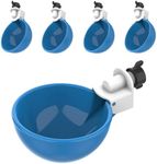 Lil Clucker - Blue Large Automatic Chicken Waterer Cups Suitable for Ducks, Geese, Turkeys, and Bunny Rabbit - Water Feeder Kit - Poultry Waterer