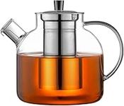 XlavMman 1500ml(52oz) Glass Teapot 