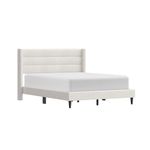 Hillsdale, Demore Queen Upholstered Bed, Ivory