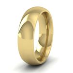 9ct Gold Filled Anniversary Wedding Engagement Titanium Ring Gift for Men, Women, Couples, Unisex Width 6mm (N)