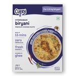 CURRYiT Instant Hyderabadi Biryani Curry Paste | Just Add Rice & Chicken, Mutton, Paneer | Ready in 30 Mins | Serves 4-6 | Made with Ghee | No Preservatives | Ready To Cook Indian Masala Gravy | 250g