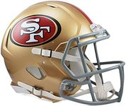 Riddell NFL San Francisco 49ers Speed Authentic Football Helmet , Gold , Medium