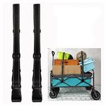 Mamiko 2 Pack Reflective Wagon Straps for Collapsible Folding Outdoor Utility Wagon Garden Cart, Folding Trolley Cart, Beach Cart Loading Straps